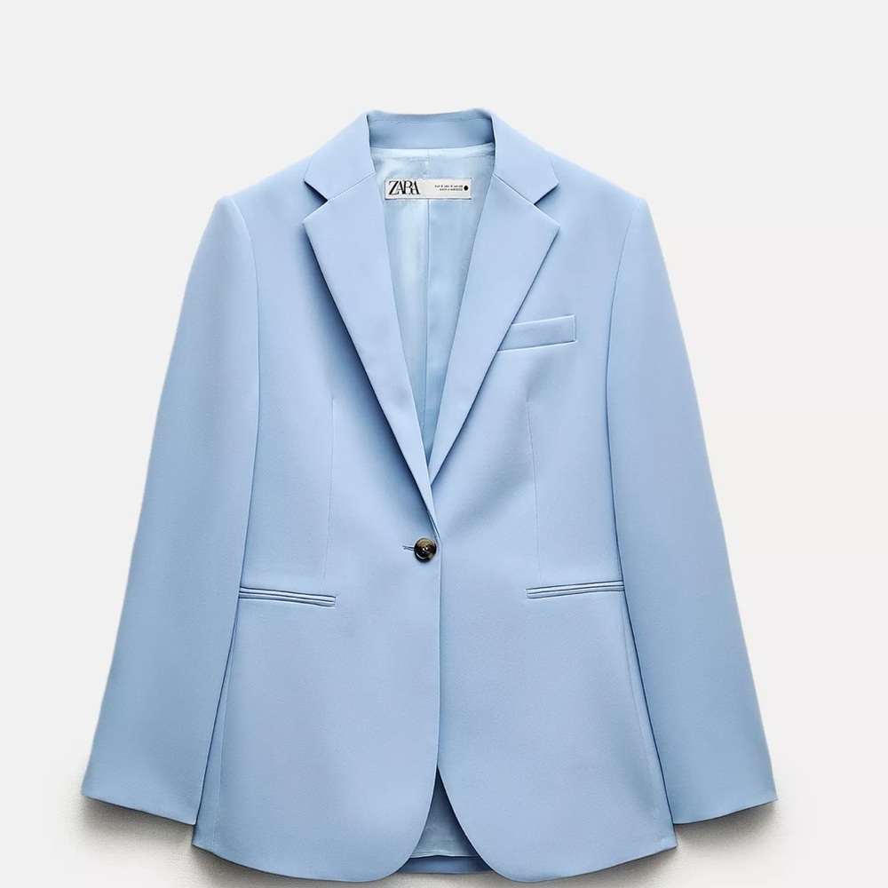 Zara Women's Light Blue Blazer